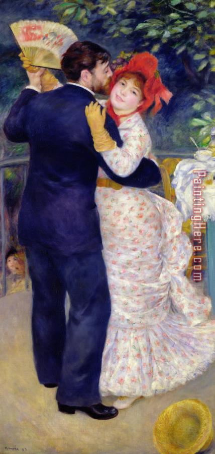 Pierre Auguste Renoir A Dance in the Country